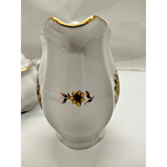 Vintage Bohemia Works in Neurohlau, Large Creamer & Sugar Bowl "Orion" 1920-1945 - Picture 6 of 12